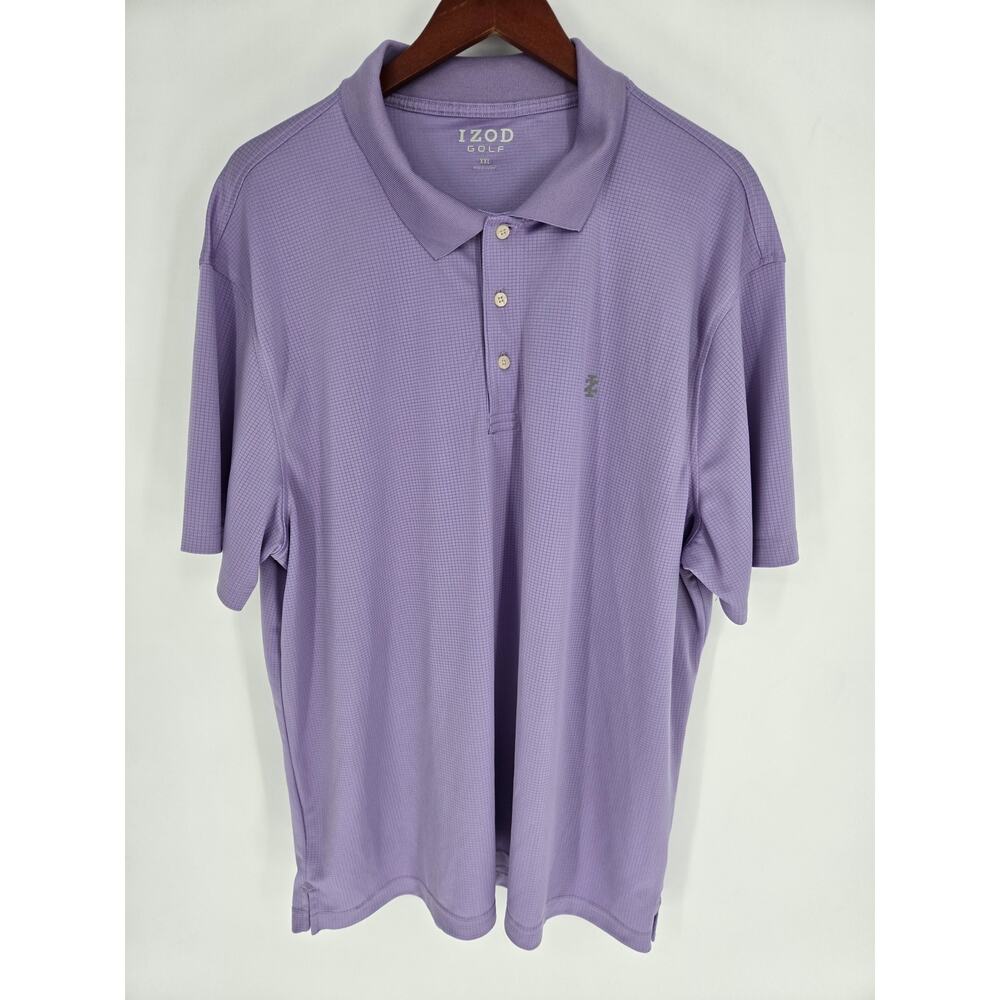 IZOD Golf Light Purple 3-button Polo Men's XXL
